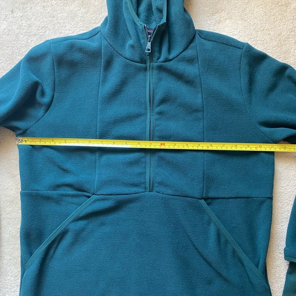 Beyond Yoga Women's Hoodie Green Soft Oversized Urban Explorer Pullover Half Zip - Picture 7 of 10